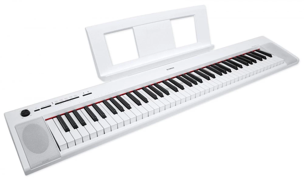 ピアジェーロ NP-32WH 76鍵盤 電子キーボード ペダル付き - 鍵盤楽器 