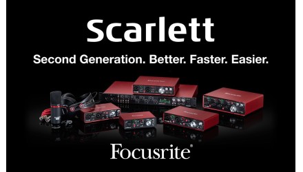 Новые звуковые карты Focusrite 2nd Gen