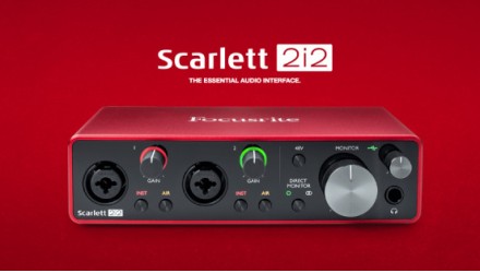 -10% на Scarlett 2i2 в честь 10-летия Focusrite