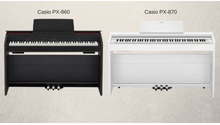 Сравнение цифровых пианино PX-860 и PX-870