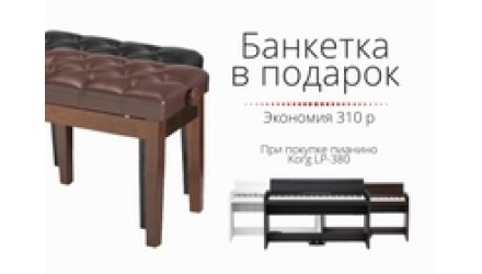 Банкетка в подарок!! Или как сэкономить 310 р при покупке пианино