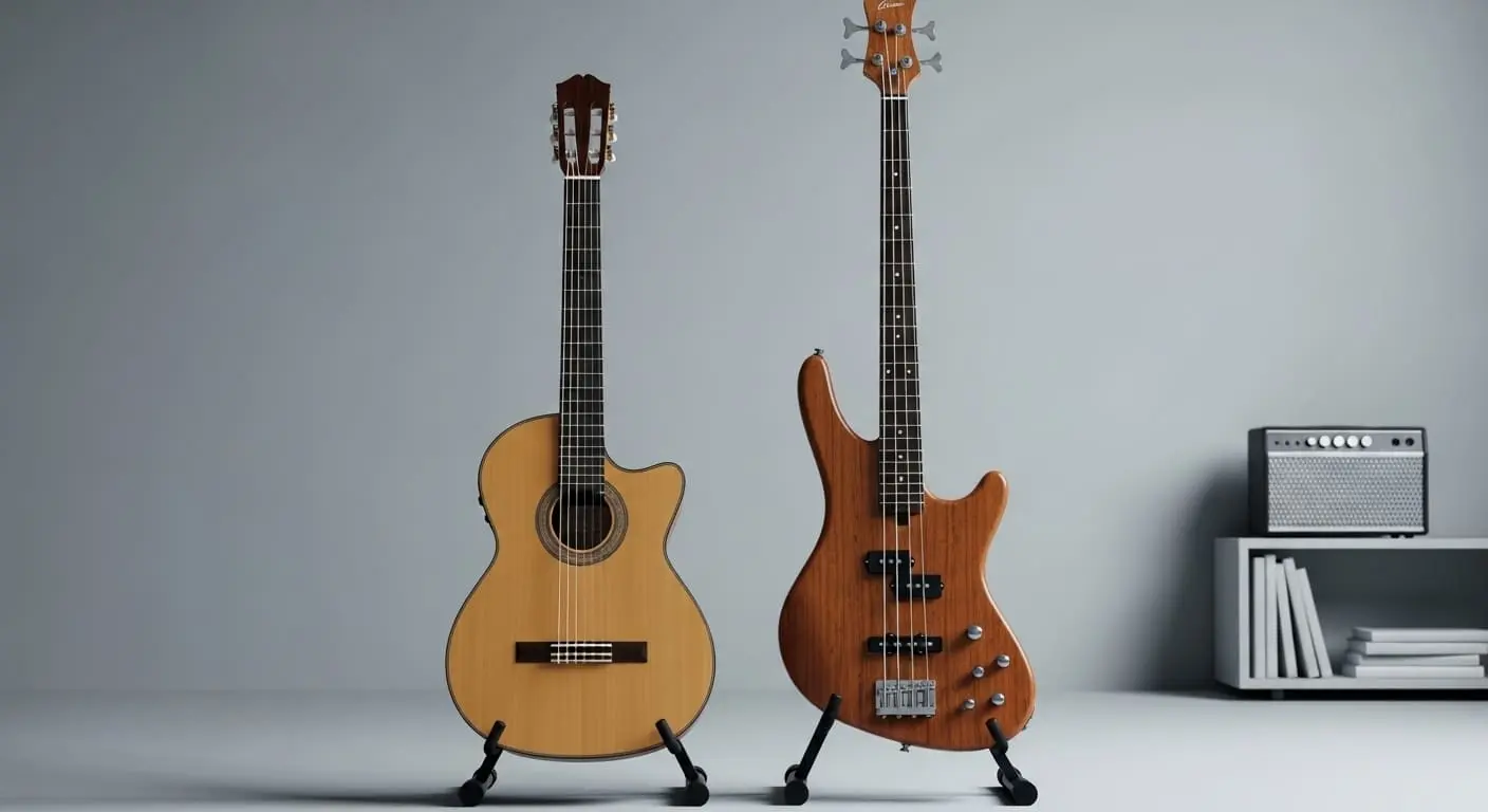 Что легче освоить с нуля: классическая гитара или бас-гитара