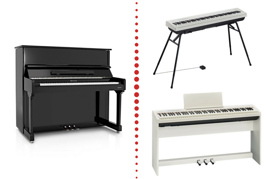 digital piano vs acoustic piano