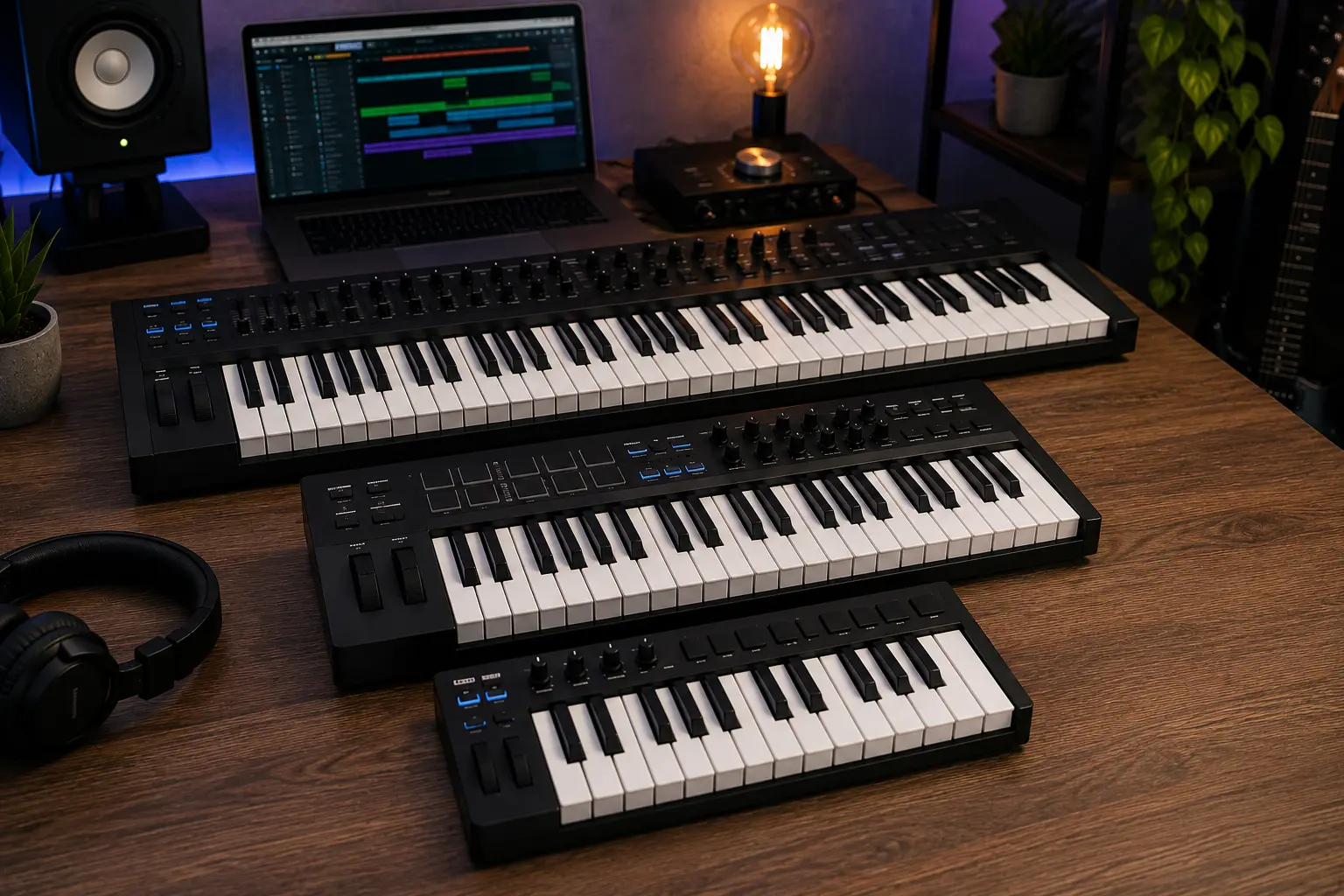 MIDI-клавиатуры разных размеров: как выбрать количество клавиш, механику и функции под свои задачи
